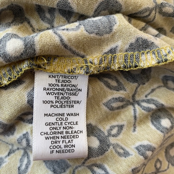 Mustard and Navy Loft Blouse - Picture 4 of 4